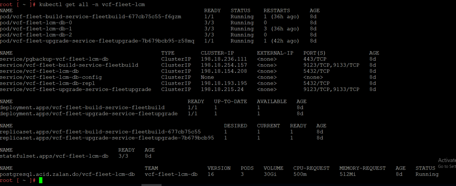 High level overview of VCF Management services in VCF 9.1 ...